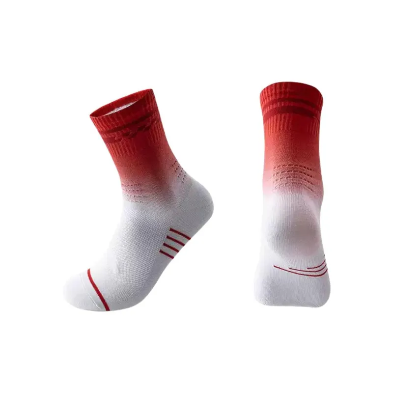 Anta Running Collection Running Socks Unisex 1 Pack Burning Orange/Pure White-1
