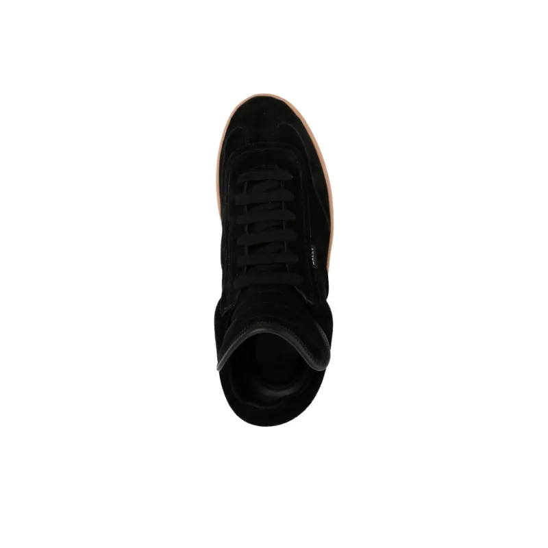 BALLY Low Top Skateboard Shoes Men's Black-4
