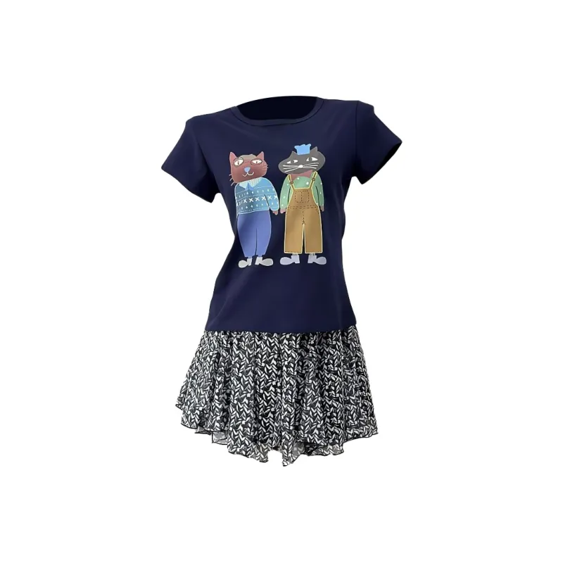 Aghr Two Piece Skirt Sets Women's-0