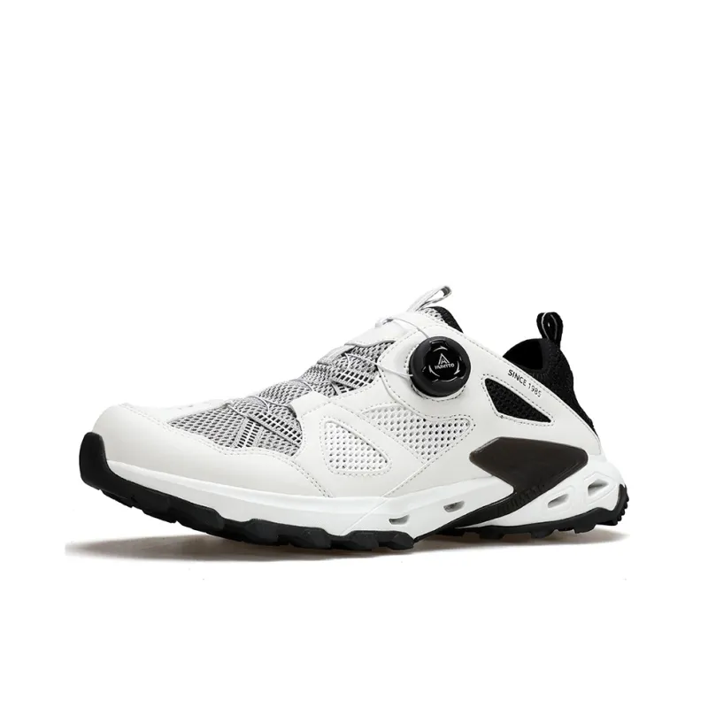 HUMTTO Wrapping, Wear Resistant And Non Slip River Trekking Shoes Men's White Black-1