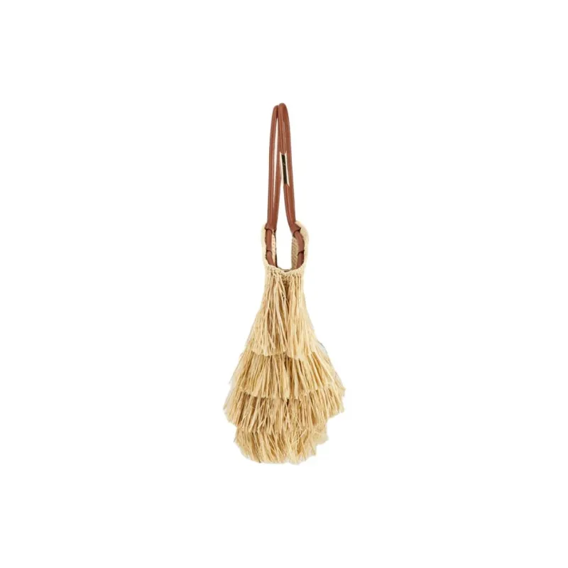 Zimmermann Raffia Handbag, Shoulder Bag Women's Natural-2