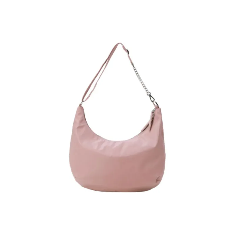 DESCENTE Polyester Crescent Bag Shoulder Bag Medium Size Women's Pink-2