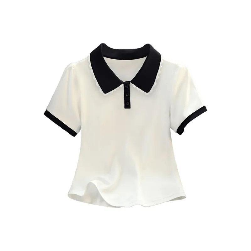 Cypress House T Shirt Women's White & Light Blue-4