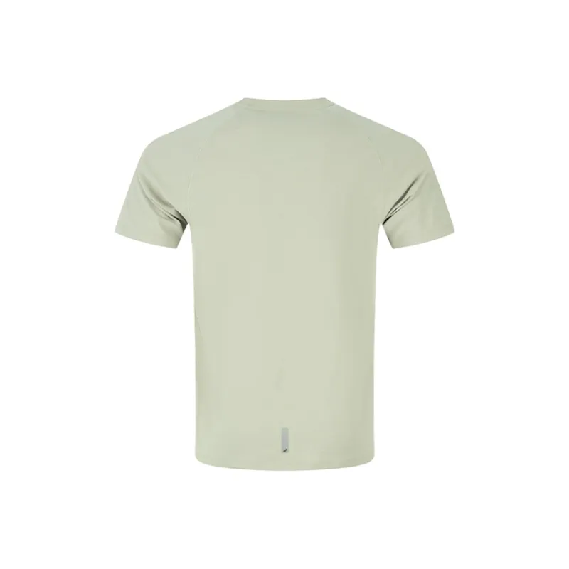 Asics T Shirts Men Gray Green-2