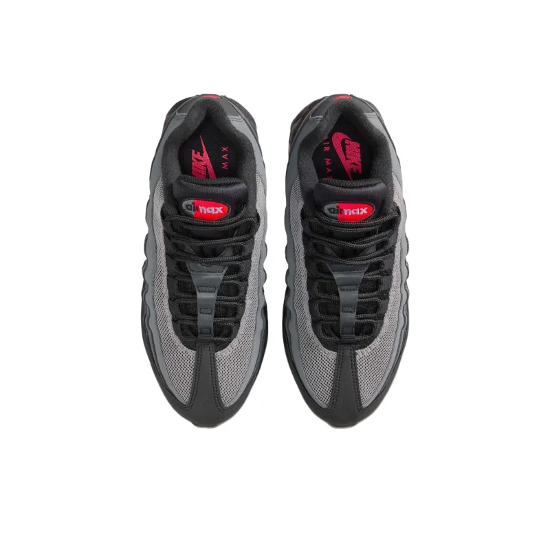 Nike Air Max 95 Anti Slip Wear Resistant Low Top Casual Running Shoes Unisex Gray Black Pink-2