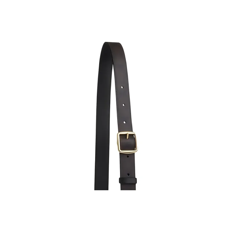 COACH Coated Canvas Bag Strap Unisex Gold & Walnut Wood & Black-2