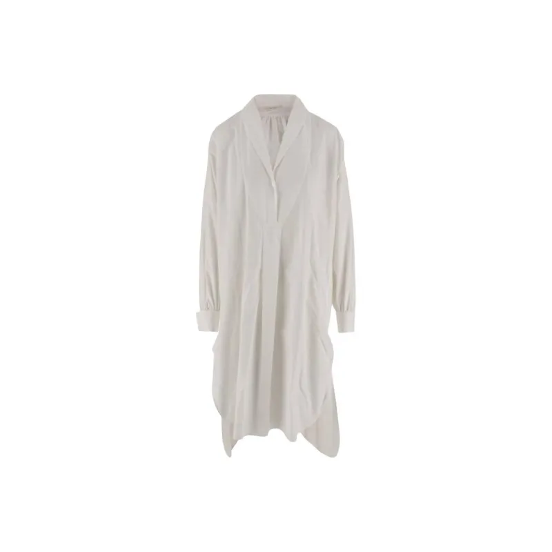 THE ROW Long Sleeved Dress Women's White-0