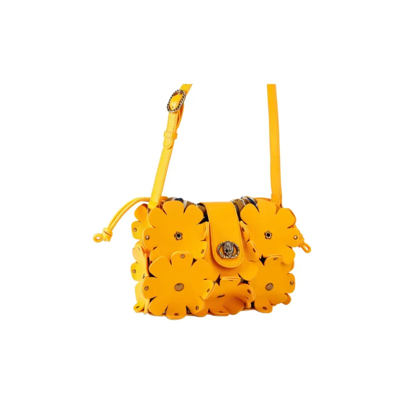 Kurt Geiger London Chelsea Calfskin Shoulder Bag Women's Yellow-1