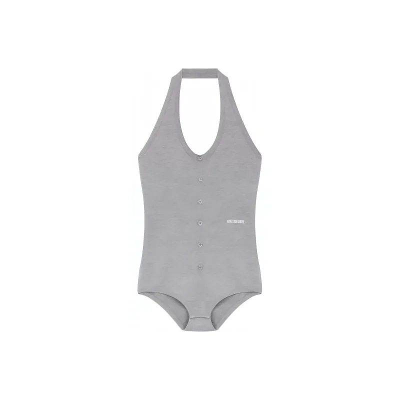 WE11DONE SS24 Bodysuits Women's Gray-0