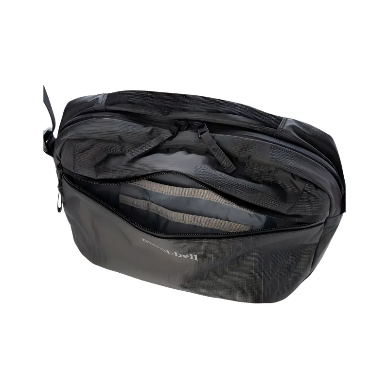 MONTBELL Nylon Shoulder Bag Large Size Unisex Dark Gray-3