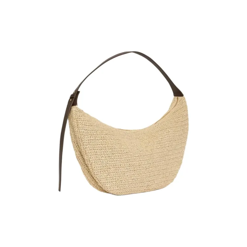 ARKET Paper Shoulder Bag Medium Size Women's Beige-1