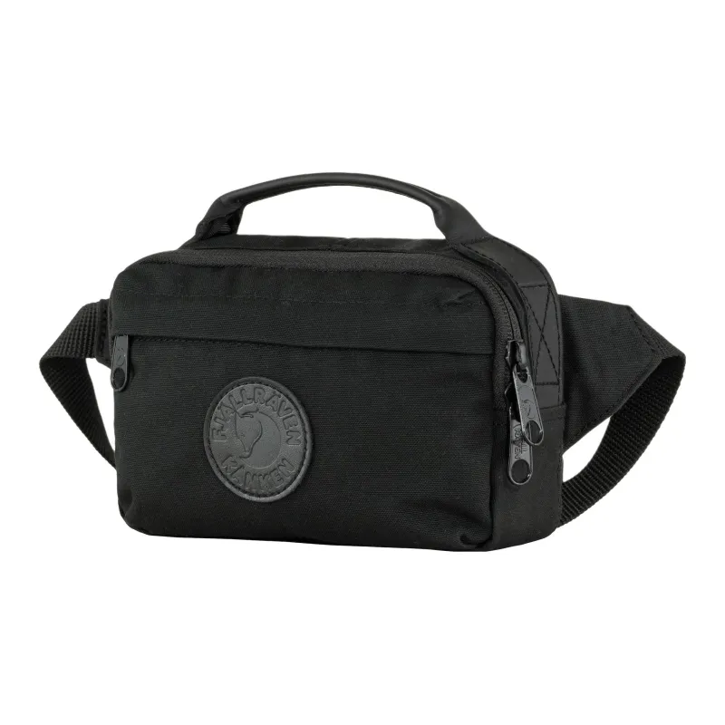 Fjallraven Polyester Portable One Shoulder Crossbody Fanny Pack Regular Unisex Black-1