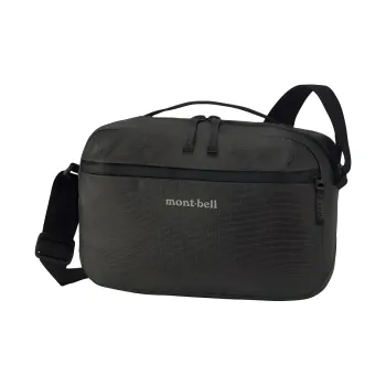 MONTBELL Nylon Shoulder Bag Large Size Unisex Dark Gray