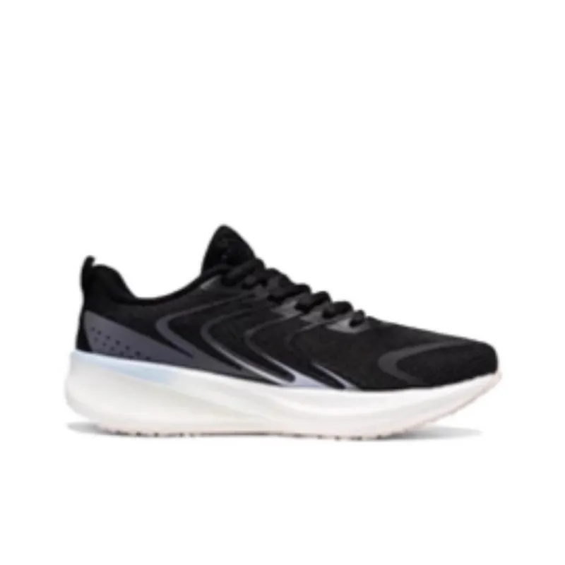 361° Anti Slip Wear Resistant Mid Top Casual Training Sprint Running Shoes Women's Black White Purple-1