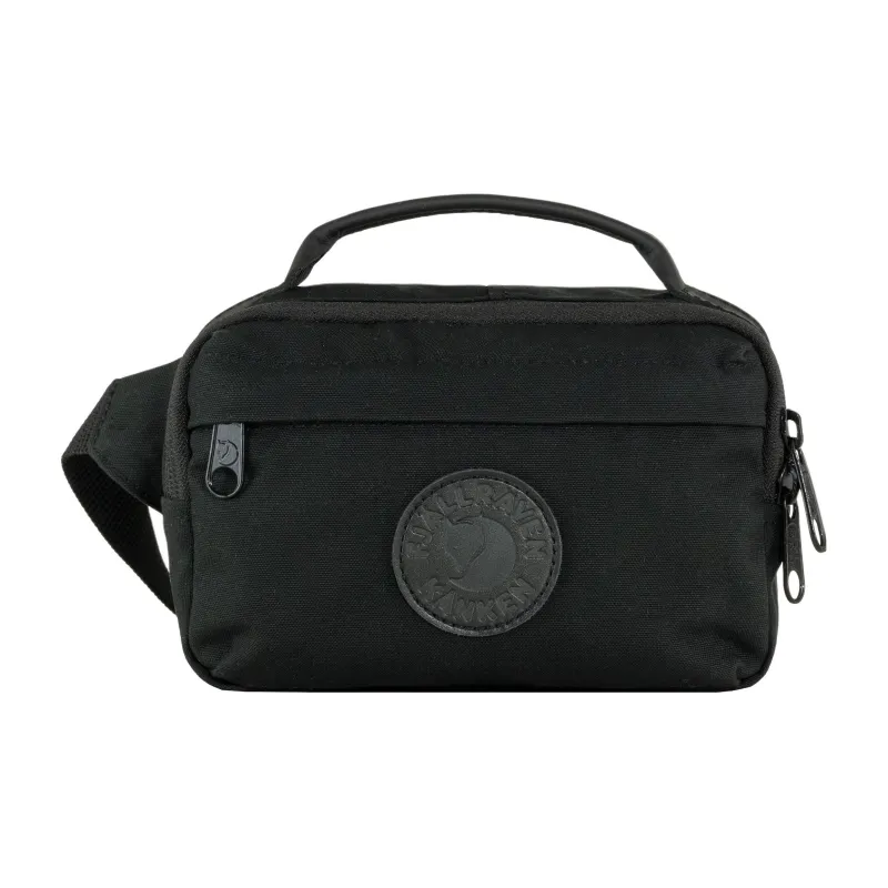 Fjallraven Polyester Portable One Shoulder Crossbody Fanny Pack Regular Unisex Black-0