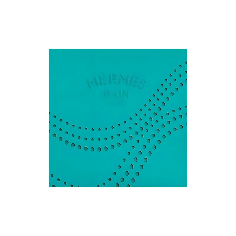 HERMES Polyamide Elastane Clutch Trumpets Women's Blue Green-1