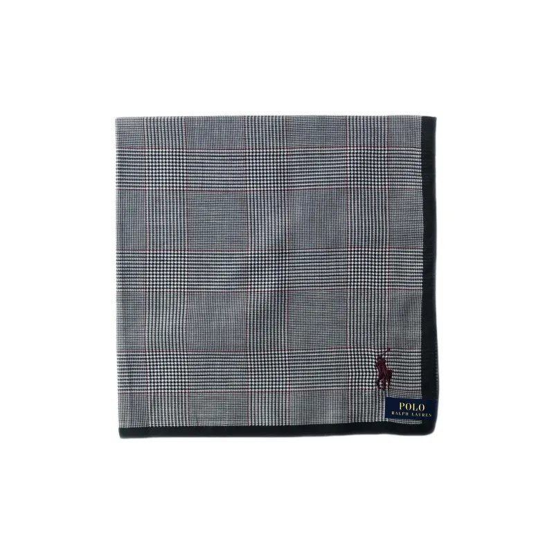 Polo Ralph Lauren Cotton Silk Scarves Unisex Black-1