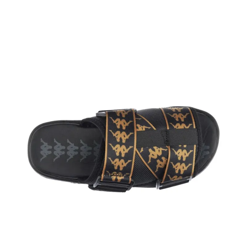 Kappa 222 Banda Mitel 1 Shock Absorbers Slide Slippers Unisex Black-3