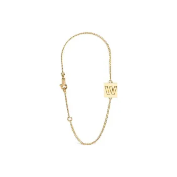 CELINE Gold Plated Brass Bracelets Women's Gold