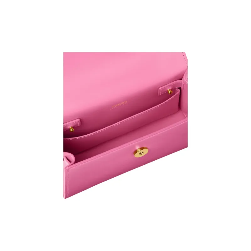 VERSACE Medusa '95 Calfskin Shoulder Bag, Crossbody Bag, Handbag Trumpets Women's Pink-3