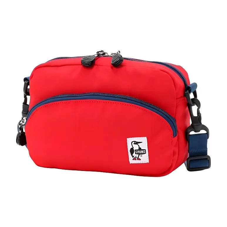 CHUMS Crossbody Bags Polyester Red Unisex-0