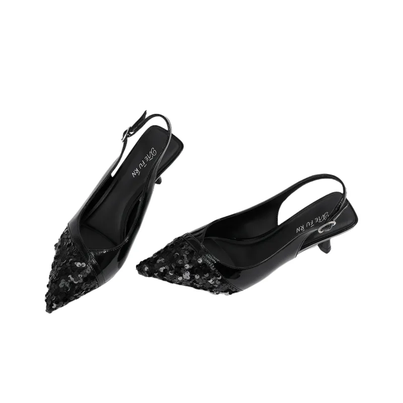 Shoe Lady Slim Heel High Heels Women's-1