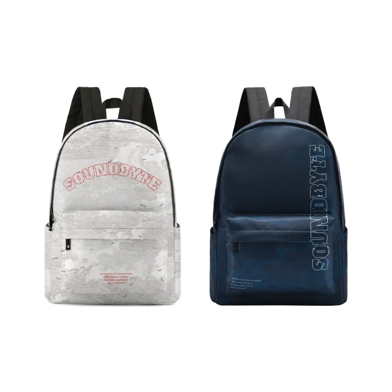 ONRF ×SOUNDBYT Polyester Backpack Laptop Bag Regular Unisex White-30