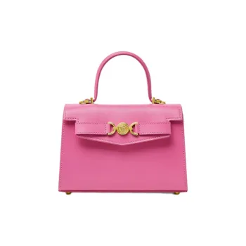 VERSACE Medusa '95 Calfskin Shoulder Bag, Crossbody Bag, Handbag Trumpets Women's Pink