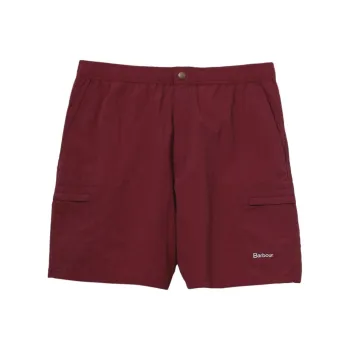 BARBOUR Casual Shorts Men's Burgundy