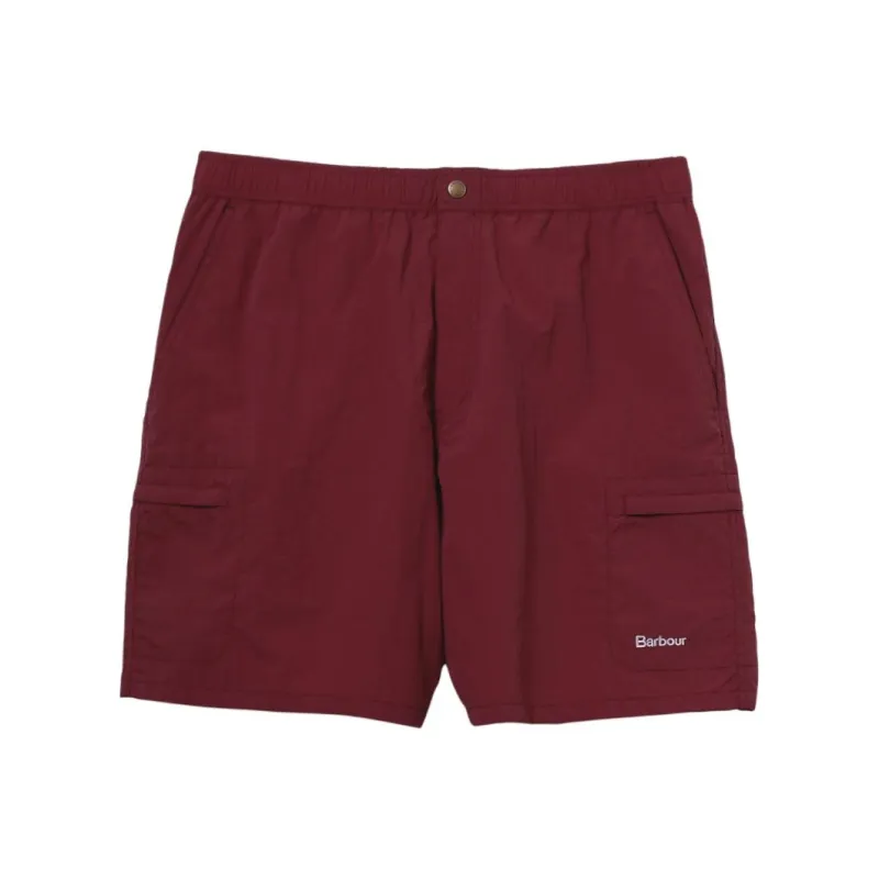 BARBOUR Casual Shorts Men's Burgundy-0
