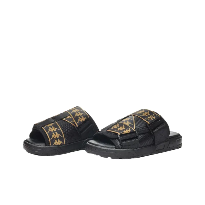 Kappa 222 Banda Mitel 1 Shock Absorbers Slide Slippers Unisex Black-2