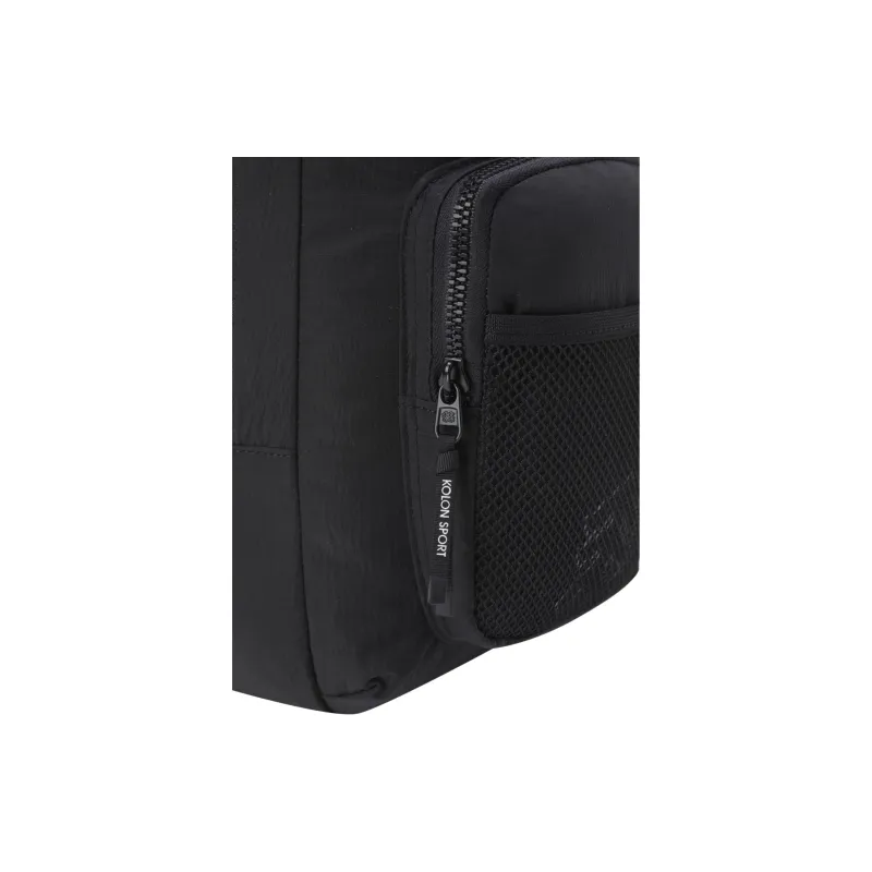KOLON SPORT Polyester One Shoulder Crossbody Sling Bags Regular Unisex Black-4