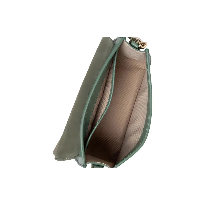 Furla Metropolis Collection Calfskin Shoulder Bag, Crossbody Bag Women's Green-5