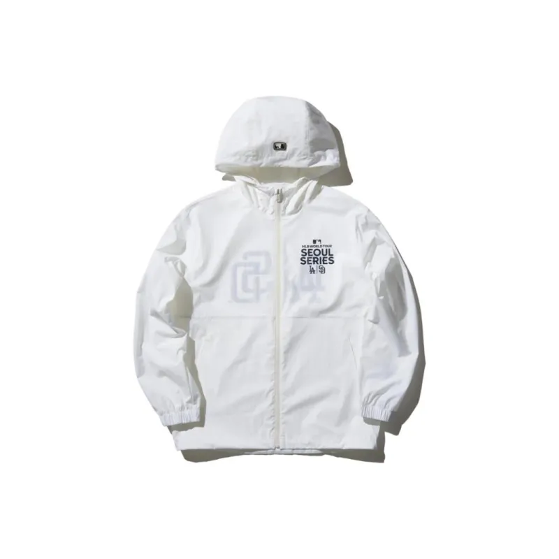 MLB KOREA Seoul Serise Jacket Men's White-0