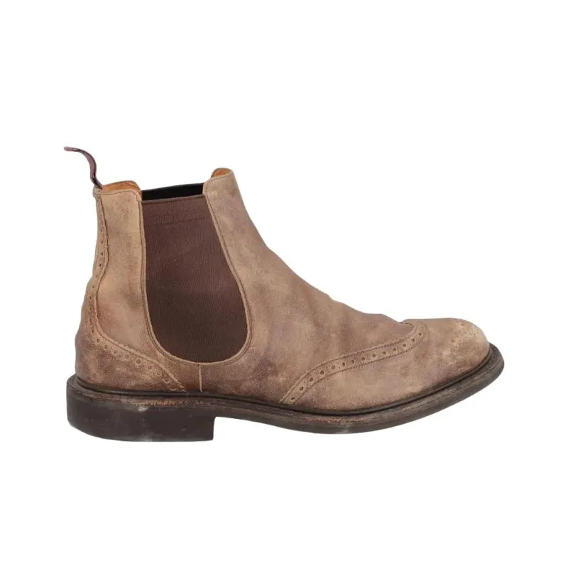 CHURCH'S Ankle Length Chelsea Boots Men's Brown-1