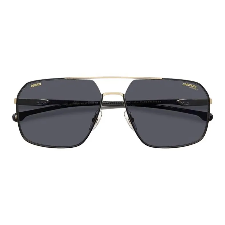 CARRERA Titanium Carbon Fiber Aviator Sunglasses Men's Gold-2