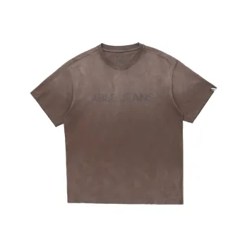 ABLE JEANS T Shirts Men Quartz Coffee