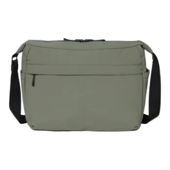 FILA Polyester Shoulder Bag, Crossbody Bag Unisex Army Green