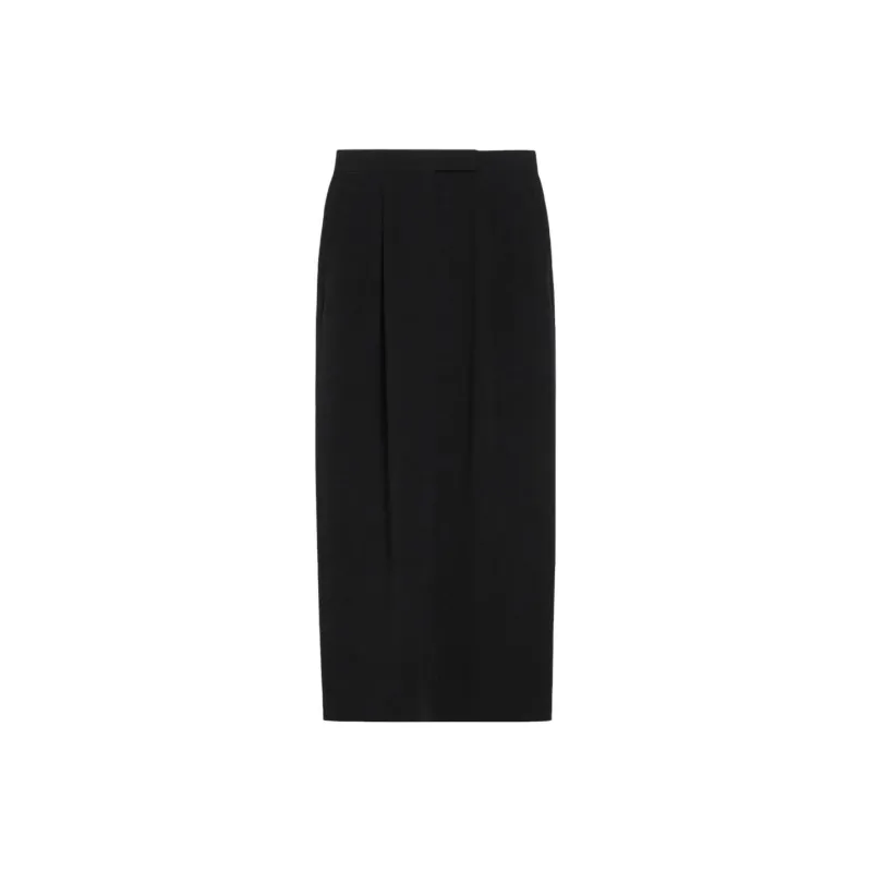 MaxMara Studio Casual Long Skirt Women's Black-0