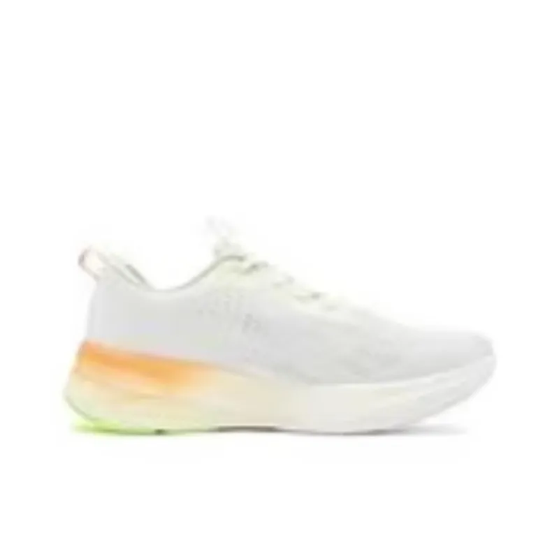QIAODAN Rapid LITE Shock Absorbers With Slip Resistant Features Low Top Casual Running Shoes Women's White Green Orange-1