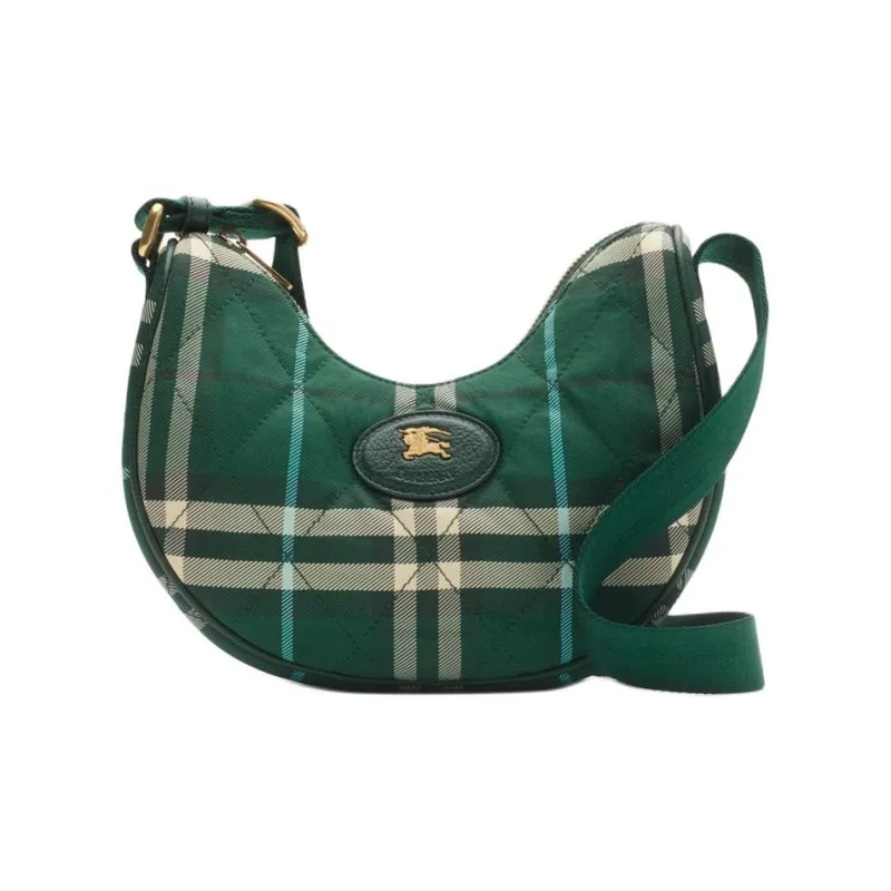 Burberry Nylon Blend Fabric Crossbody Bag, Shoulder Bag Women's Lush Green-0