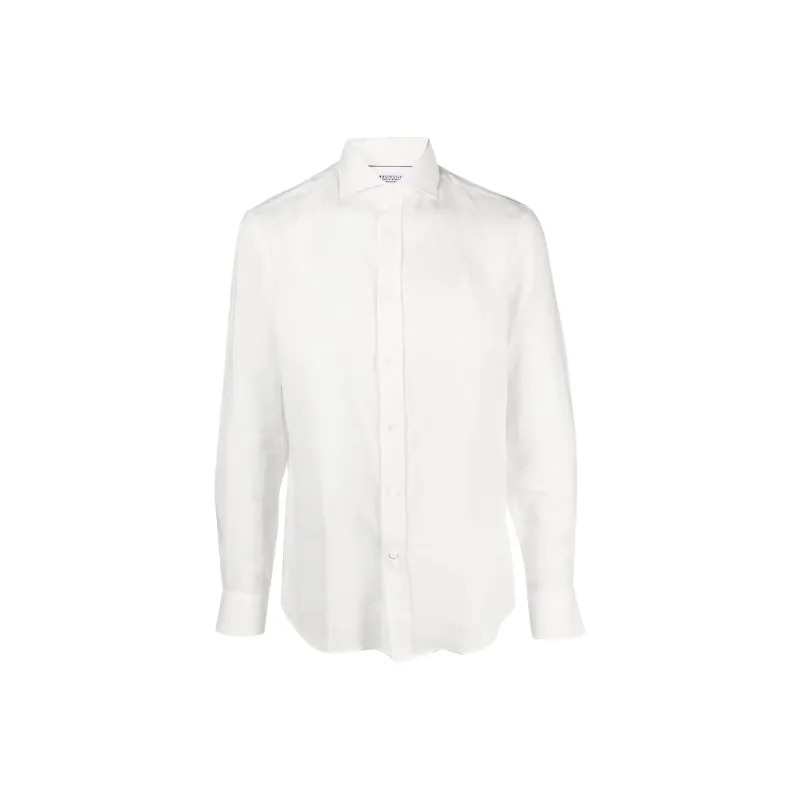 Brunello Cucinelli Long Sleeved Button Up Shirt-0