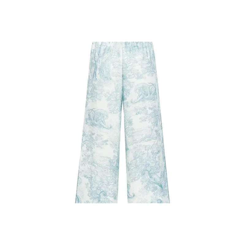 DIOR Casual Pants Women's Green-2