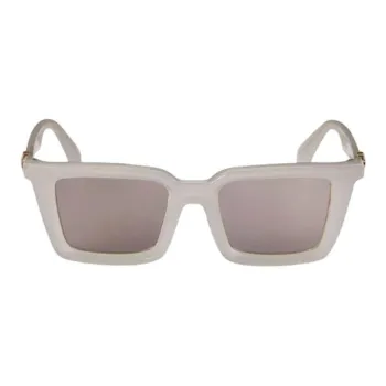 OFF WHITE Acetate Square Sunglasses Unisex Gray