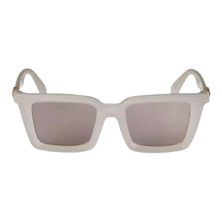OFF WHITE Acetate Square Sunglasses Unisex Gray-0