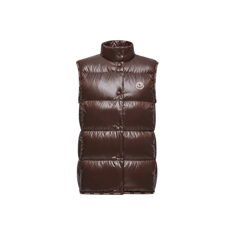 Moncler Vests Women's Brown-0