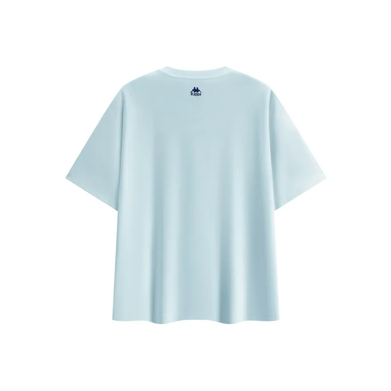 Kappa T Shirts Unisex Sea Salt Blue 8152 L-1