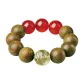 [Chinese Zodiac Horse]Citrine Green Sandalwood Beaded Bracelet