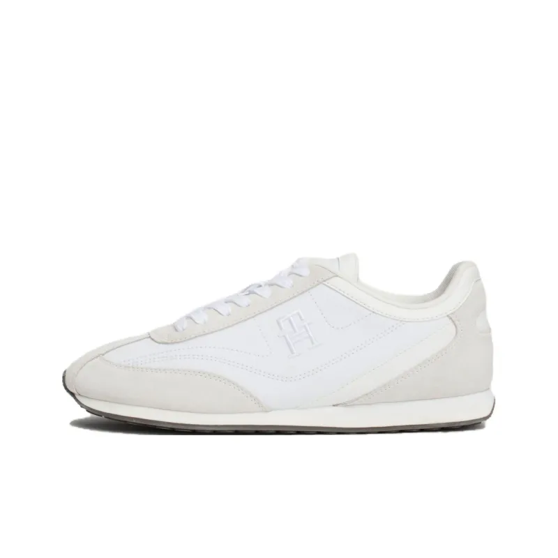 Tommy Hilfiger Heritage Low Top Casual Shoes Women's White Gray-0