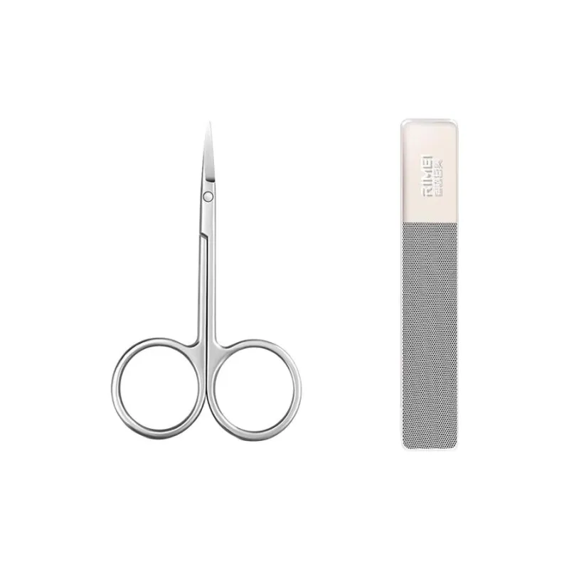 RIMEI Nasal Hole Trimmer Portable Nose Hair Scissors-0